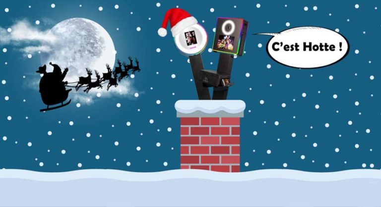 header pere noel cheminée ciel flocon neige toi borne photobooth lune rennes traineau