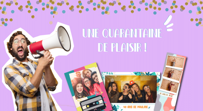 animation anniversaire 40 ans impression photo photobooth