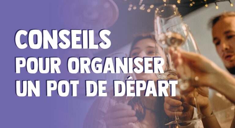 pot de départ conseils organisation header collegue adieu champagne