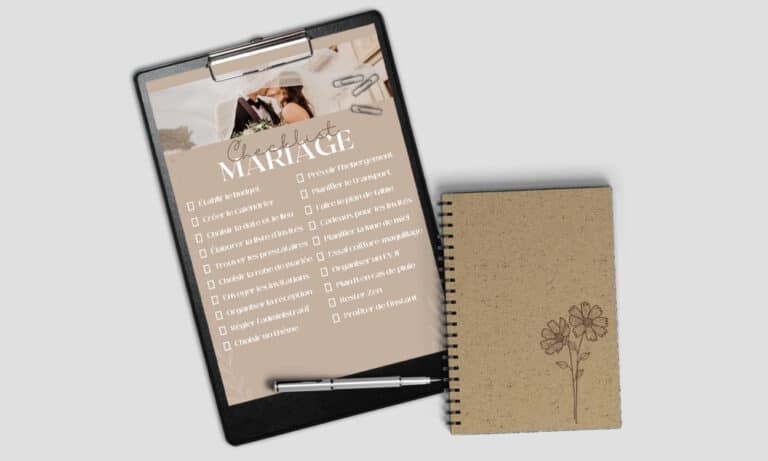 Checklist Mariage carnet