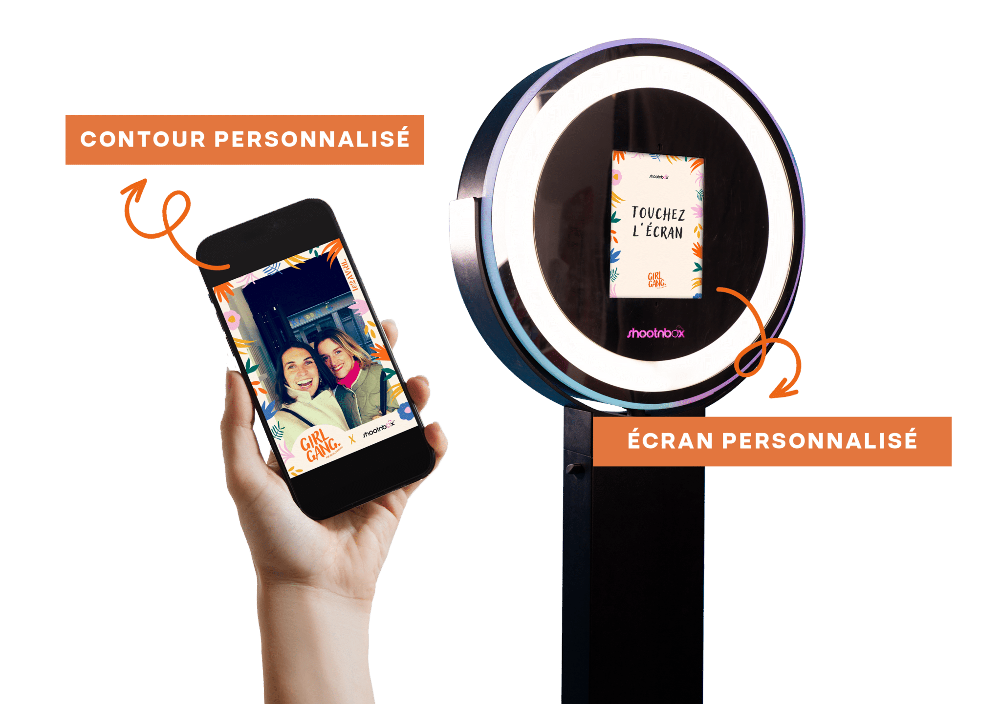 Photobooth en bos - Borne à selfe - Borne Photo - Etsy France