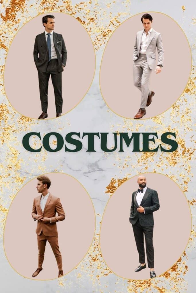 costumes mariage homme classique gris marron noir chic idée look tenue invité