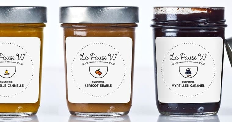 confiture originale et artisanale fruit de saison la pause w Wadji pot en verre