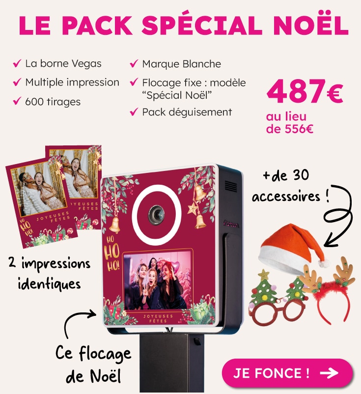 pack noel photobooth shootnbox offre special décembre personnalisation