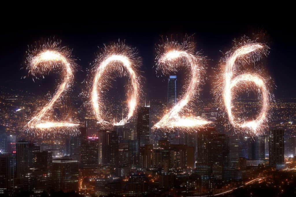 feu d'artifice 2026 chiffre ciel réveillon nouvel an ville