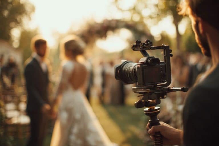 vidéaste de mariage reflex gimball steadycam cage mariés fondu prise de vidéo