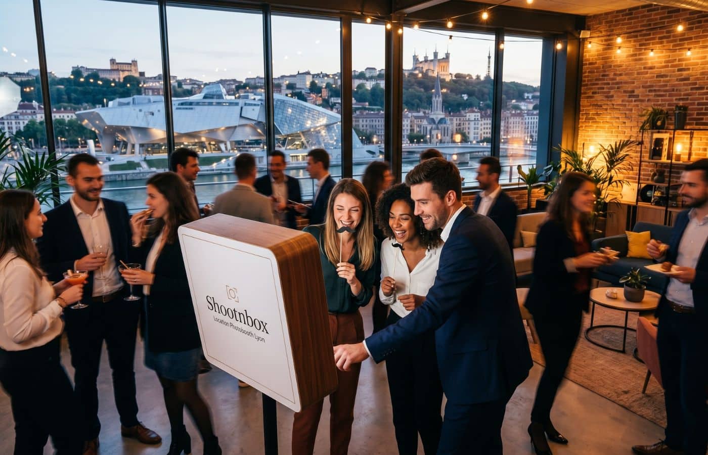 Location photobooth lyon evenement entreprise