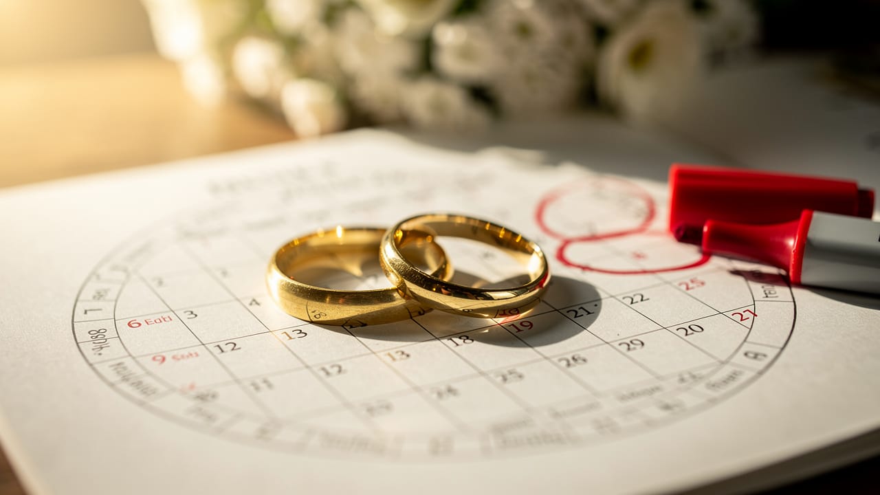 Date de mariage 2027 : ponts, samedis en or et dates porte-bonheur