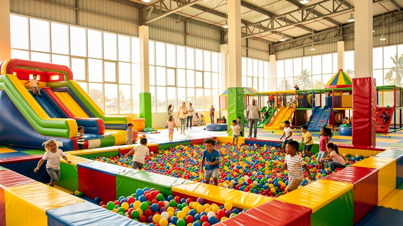 youpi park bordeaux activités jeux enfant chateau gonflable animation sport salle