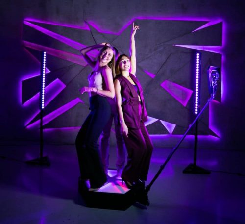 animation video soirée photobooth 360 videobooth spinner shootnbox éclairage ultraviolet